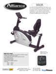 Keys Fitness 900R User's Manual