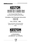 Keston K340 User Instructions