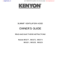 Kenyon B83211 User's Manual