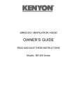 Kenyon B81200 Series User's Manual