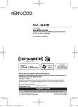 Kenwood KDC-400U User's Manual