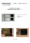 Kenwood CAW-1142-04 User's Manual