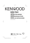 Kenwood KDV-7241 User's Manual