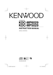 Kenwood KDC-MP5029 User's Manual