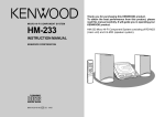 Kenwood HM-233 User's Manual