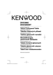 Kenwood DNX 9260 BT Voice Command Table
