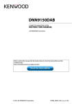 Kenwood DNN 9150 DAB Instruction Manual