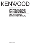 Kenwood DNN 6250 DAB - GPS Navigation User's Manual