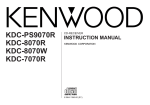 Kenwood KDC-8070R User's Manual