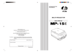 Kensington MP-15E User's Manual