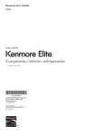 Kenmore Elite 32 cu.ft. Super Capacity French Door Bottom-Freezer Refrigerator ENERGY STAR Owner's Manual (Espanol)