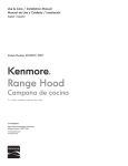 Kenmore 30'' Chimney Range Hood Installation Guide