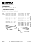 Kenmore 24'' Convertible Range Hood - White 50944 Installation Guide