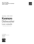Kenmore 18'' Portable Dishwasher - Black ENERGY STAR Owner's Manual