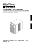 Kenmore 580. 75063 User's Manual