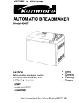 Kenmore 48487 User's Manual