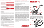 Keiser m3 User's Manual