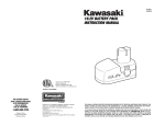 Kawasaki 840638 User's Manual