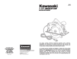 Kawasaki 840563 User's Manual
