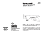 Kawasaki 840442 User's Manual