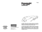 Kawasaki 840329 User's Manual
