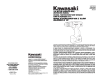 Kawasaki 840107 User's Manual
