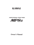 Kawai MP8II User's Manual