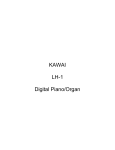 Kawai LH-1 User's Manual