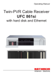 Kathrein UFC 861si User's Manual