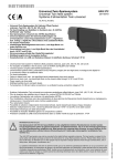 Kathrein UAS 572 User's Manual