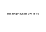 Karuma PlayBase - Updating PlayBase Unit to 4.0 User's Manual