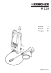 Karcher K 2.28 User's Manual