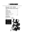 Karcher HD 3000 User's Manual