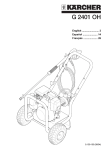 Karcher G 2401 OH User's Manual