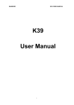 Karbonn K39 User's Manual