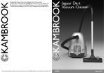 Kambrook KVC5 User's Manual