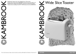 Kambrook KT97 User's Manual