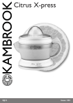 Kambrook KJ12 User's Manual