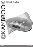 Kambrook KCR40 User's Manual