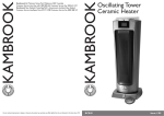 Kambrook KCE45 User's Manual