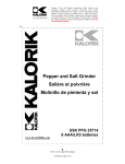 Kalorik USK PPG 25714 User's Manual