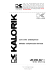 Kalorik USK MCL 36711 User's Manual