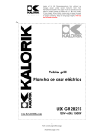 Kalorik USK GR 28215 User's Manual