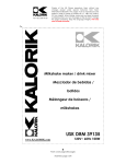 Kalorik - Team International Group Mixer USK DRM 39135 User's Manual
