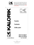 Kalorik - Team International Group Microwave Oven USK TO 20621 User's Manual