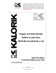 Kalorik - Team International Group Grinder SUK PPG 26914 User's Manual