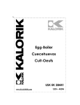 Kalorik - Team International Group Egg Cooker USK EK 28441 User's Manual