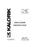 Kalorik - Team International Group Carpet Cleaner USK SFC 1 User's Manual