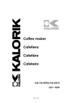Kalorik CM 20903 User's Manual