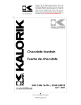 Kalorik CHM 16314 User's Manual